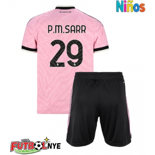Camiseta Juventus Pape Matar Sarr #29 Visitante Equipación para niños 2026-27 manga corta (+ pantalones cortos)